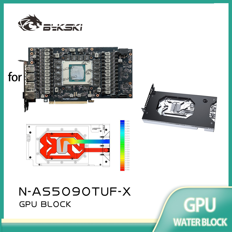 Rtx 5090 32Gb - Bykski N-AS5090TUF-X Blok Wodny GPU do