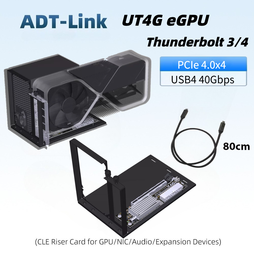 Gpu External Dock Egpu Thunderbolt 4 - Stacja dokująca do karty graficznej UT4G