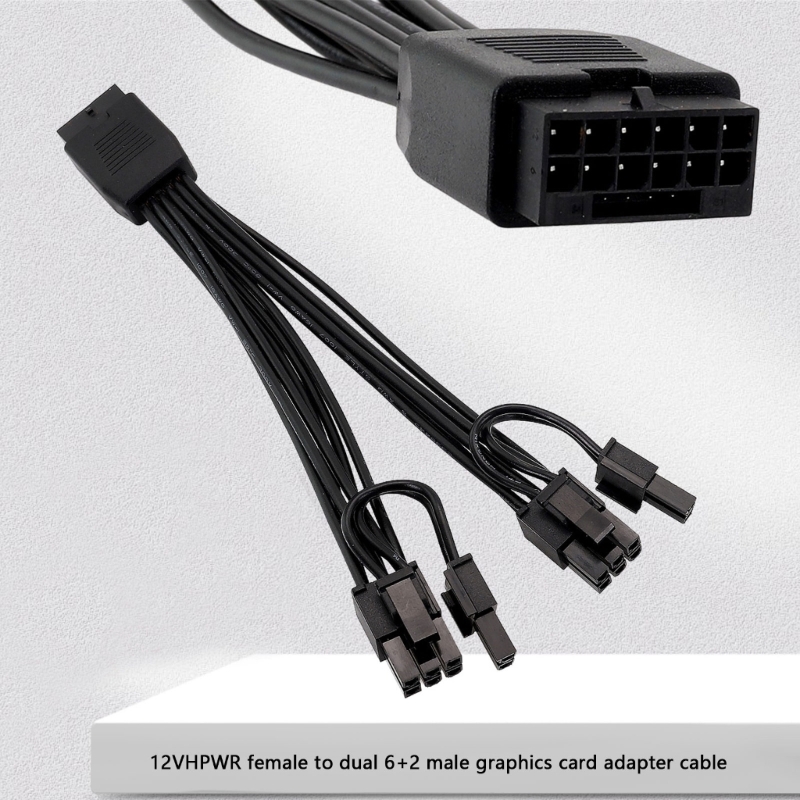 Dual 8Pin To 16Pin 12Vhpwr Cable - Kabel konwertujący z 16-pinowej wtyczki żeńskiej