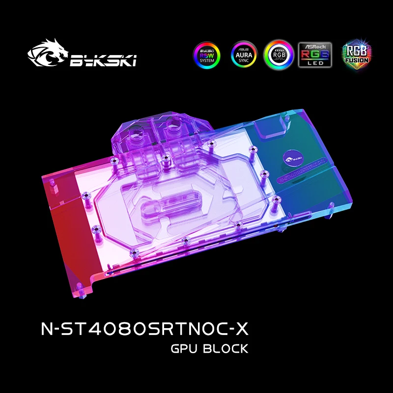 Rtx 4080 Super 16Gb - Bykski N-ST4080SRTNOC-X Blok GPU do karty