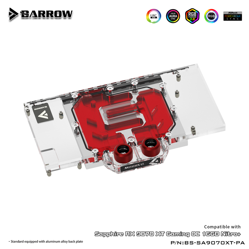 Rx 9070 Xt - Blok wodny GPU do SAPPHIRE RX