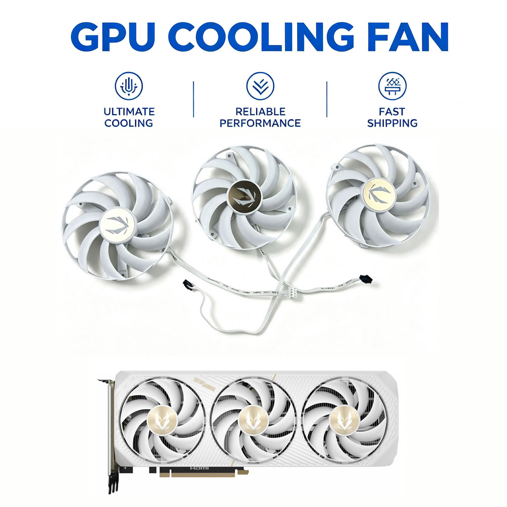 Rtx 5080 16Gb - Wentylator chłodzący 96MM 4PIN TF10S12H-15PAA 0.6A