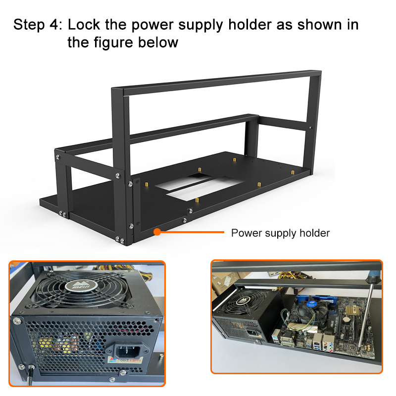 Obudowa górnicza stojak na pły – Gpu Mining Rig Frame 8 Gpu recenzja i cena