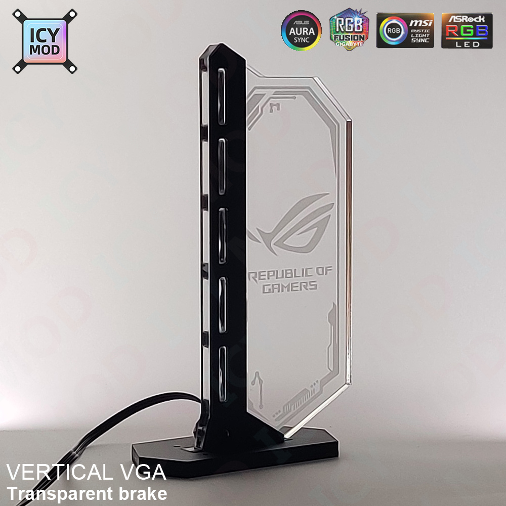 Przezroczysta pionowa obsługa  – Desktop Gaming Gpu 32Gb recenzja i cena