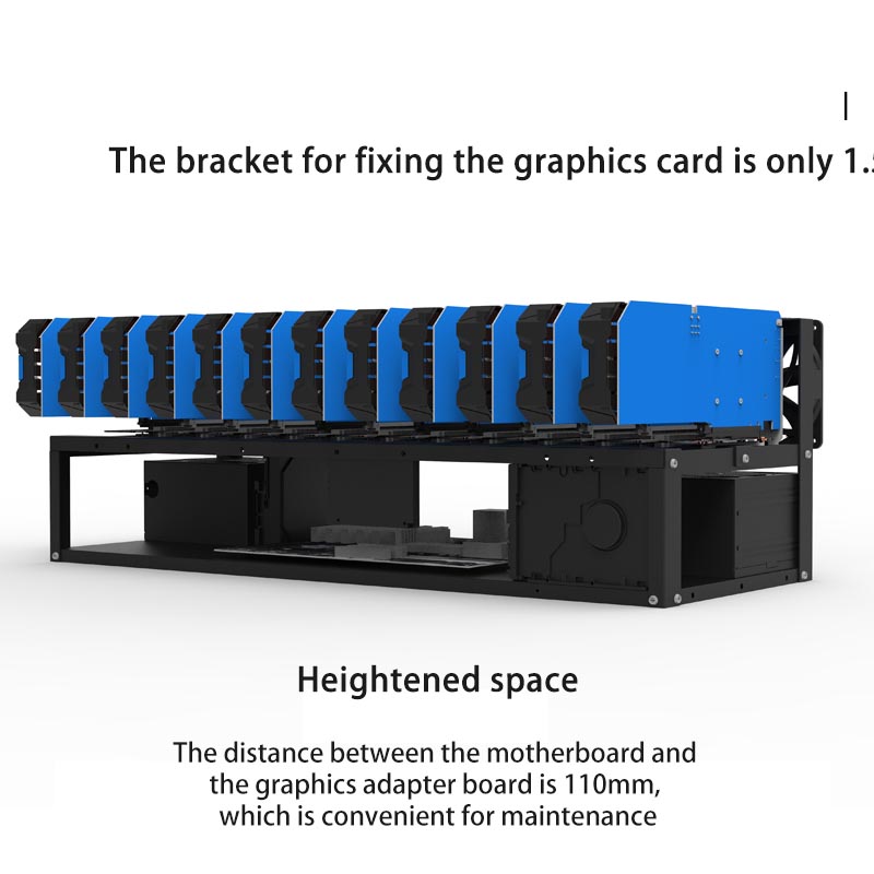 Uchwyt na karty graficzne 6/8/ – Gpu Mining Rig Frame 8 Gpu recenzja i cena