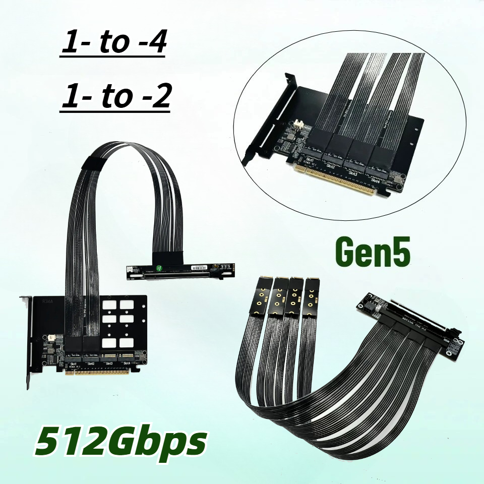 Karta rozszerzeń PCIe 5.0 X16  – Pcie 5.0 Gpu Riser Cable recenzja i cena