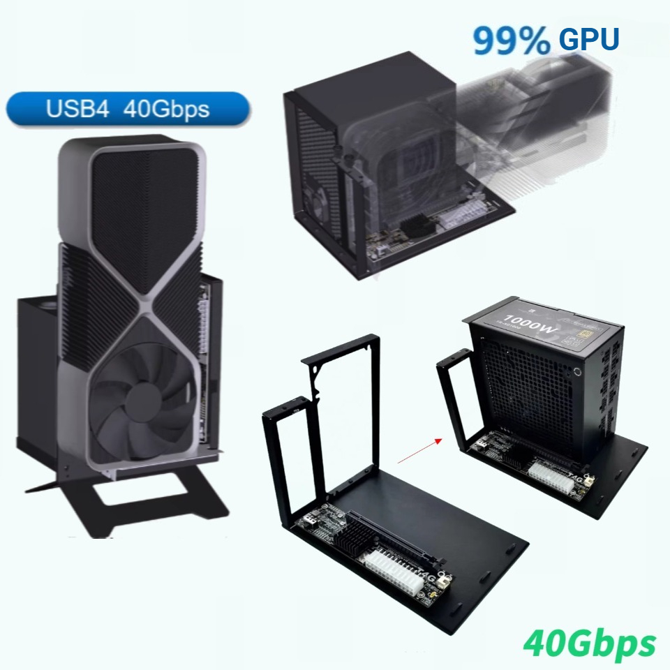 Zewnętrzny adapter eGPU UT4G U – Gpu External Dock Egpu Thunderbolt 4 recenzja i cena
