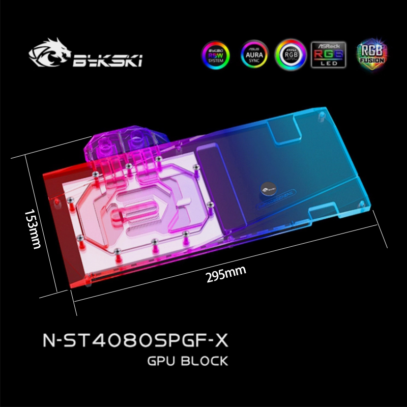 Bykski N-ST4080SPGF-X Blok GPU – Rtx 4080 Super 16Gb recenzja i cena